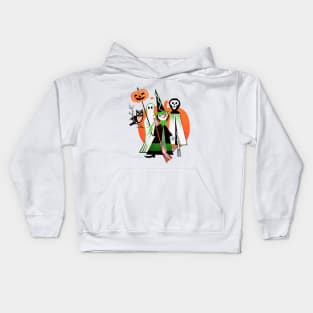 1960'S Trick or Treat Crew Kids Hoodie